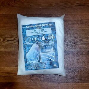 NIB FARAER Ultra Fine Garden Mesh Netting 10 FT x 33 FT NWT